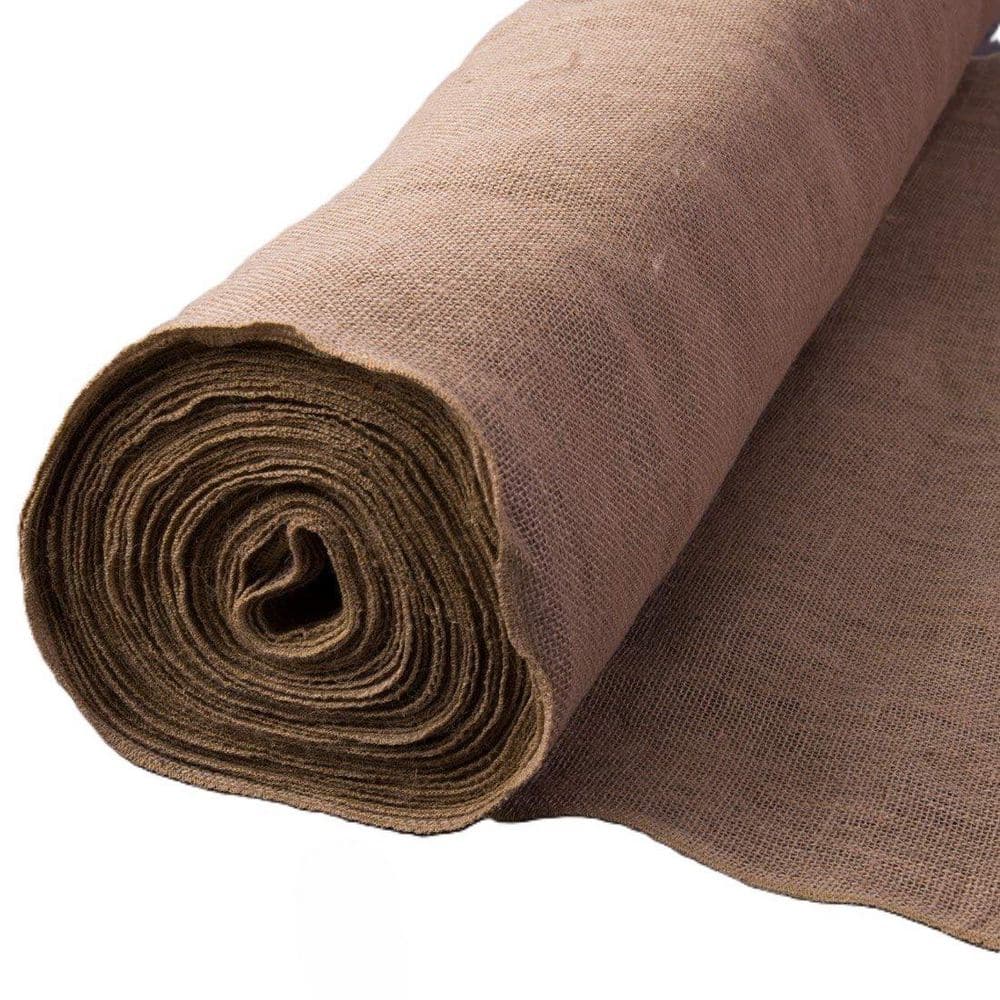 36 in. x 100 ft. All-Natural Jute Burlap Aisle Runner, Perfect for Rustic T