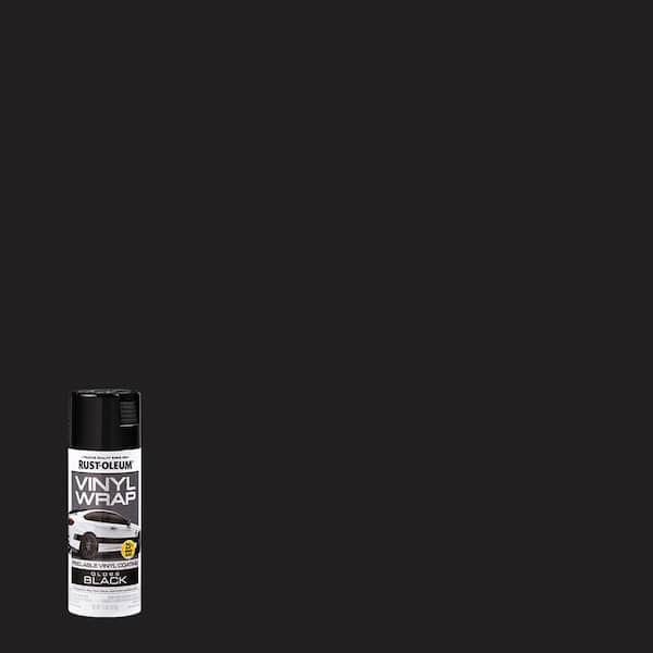 Rust-Oleum Automotive 11 oz. Vinyl Wrap Gloss Black Peelable Coating Spray Paint (6 Pack)