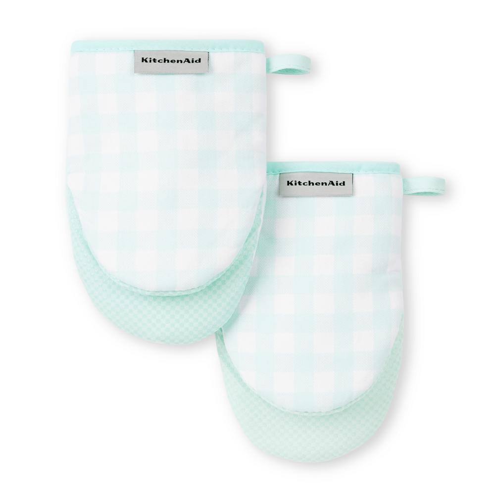 KitchenAid Gingham 2-Pc. Mini Oven Mitt Set