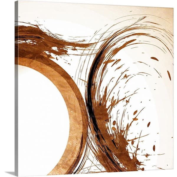 "Copper Swirls II" by Kimberly Allen Canvas Wall Art