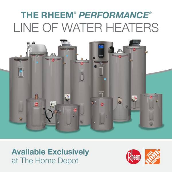 Rheem Performance 40 Gal. Tall 6 Year 32,000 BTU Liquid Propane Tank Water  Heater XP40T06EC32U1 - The Home Depot