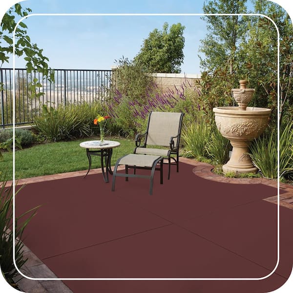 BEHR PREMIUM 5 gal. #PFC-04 Tile Red Solid Color Flat Interior