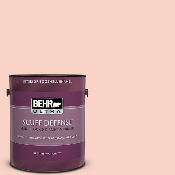 BEHR ULTRA 1 gal. #210C-2 Demure Pink Extra Durable Eggshell Enamel  Interior Paint & Primer 275001 - The Home Depot