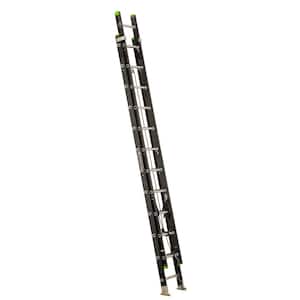 24 ft. Lightweight Fiberglass Extension Ladder (23 ft. Reach) 300 lbs. Load Capacity, Type IA Duty Rating