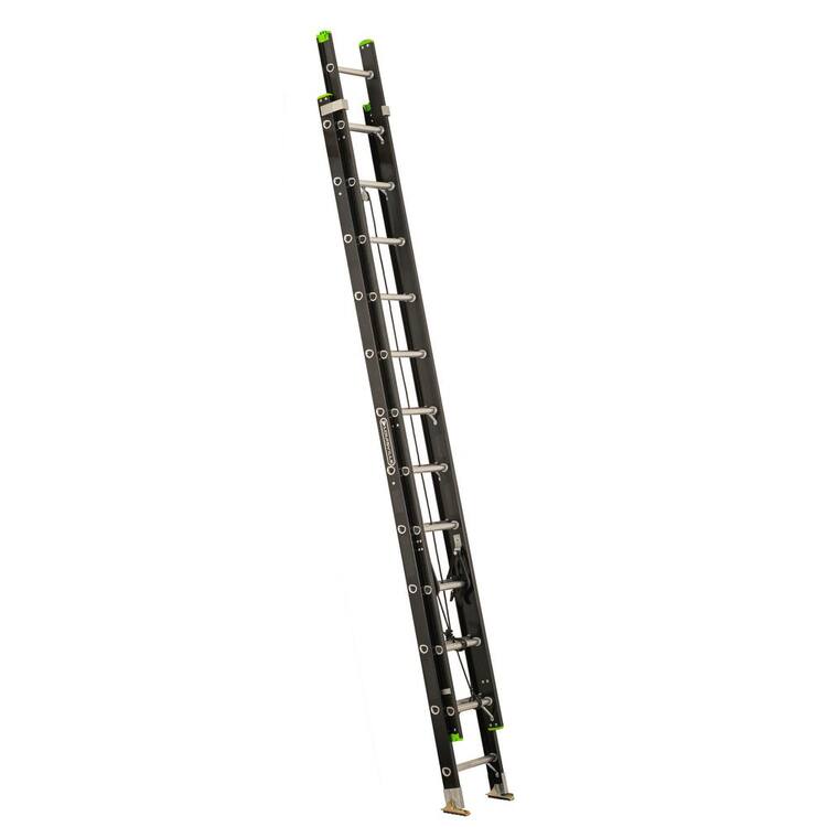 Louisville Ladder 24 ft. Lightweight Fiberglass Extension Ladder (23 ft