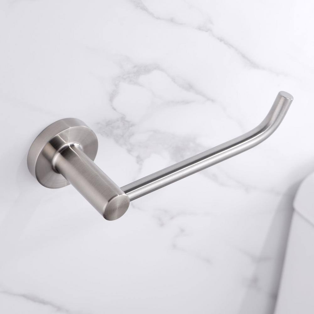Brushed Nickel 4-Piece Modern Bathroom Hardware Set