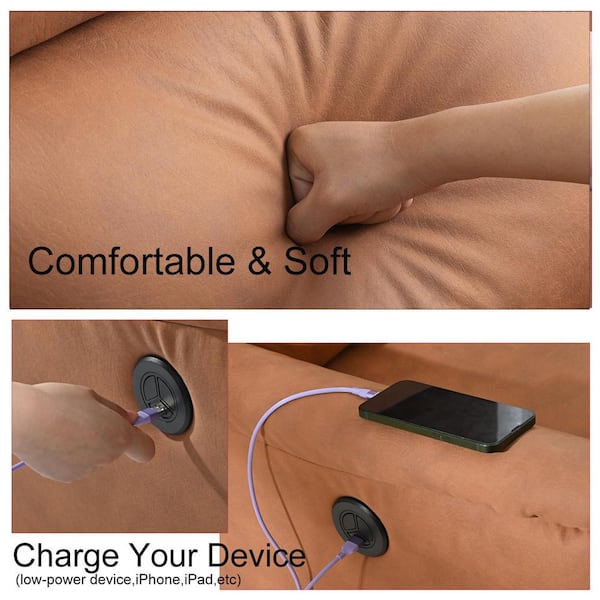 Recliner chair with online phone charger