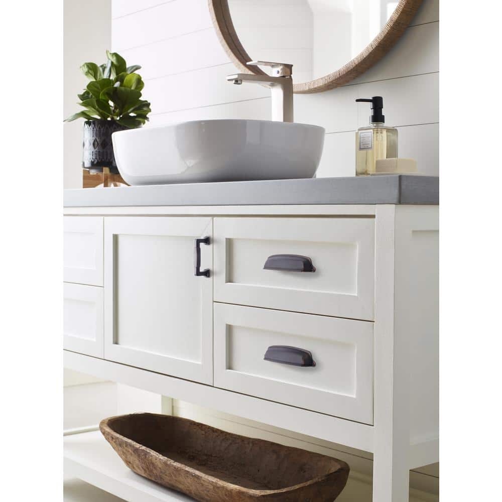 Oil-Rubbed Bronze 3 inch Bar Cabinet Pull with Mounting Hardware