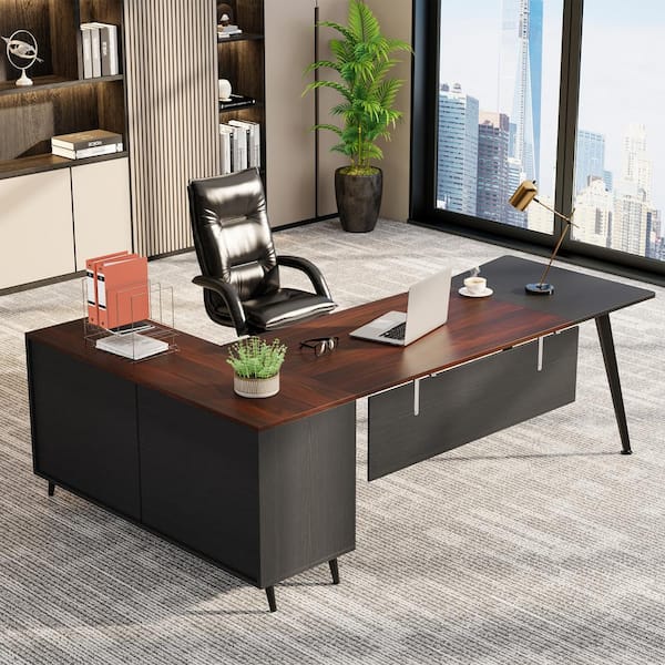 Glade Office Table Set With 2 Drawers