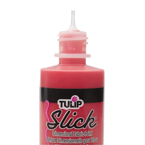 Tulip Dimensional Fabric Paint 4oz Glitter Red