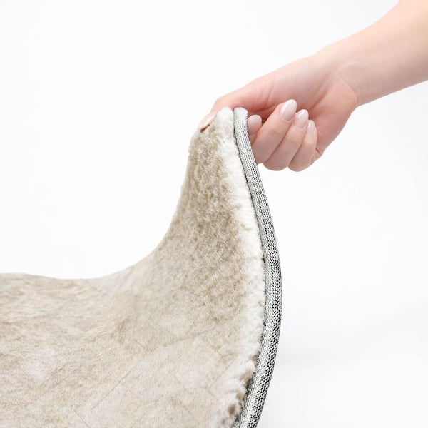 Dream Shag Premium Machine Washable Abstract ADS100 Ivory 9 ft. x 12 ft. Area Rug