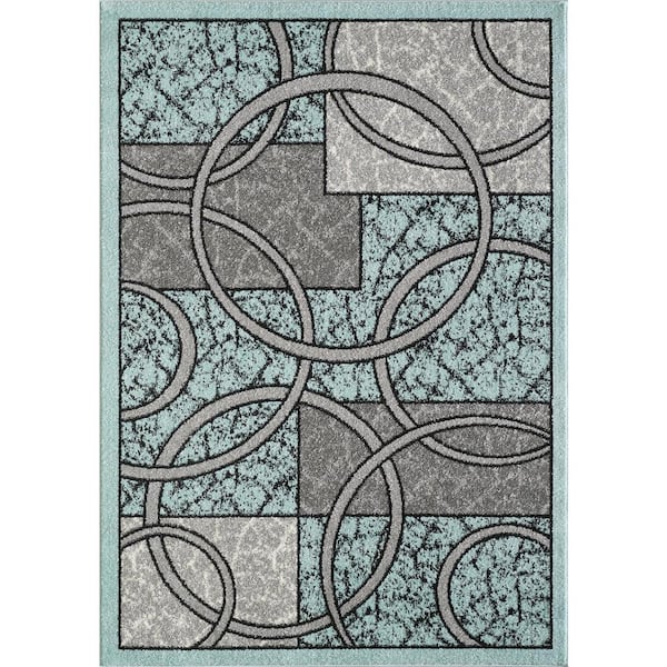 L'Baiet Penelope Multicolor 4 ft. x 6 ft. Geometric Area Rug