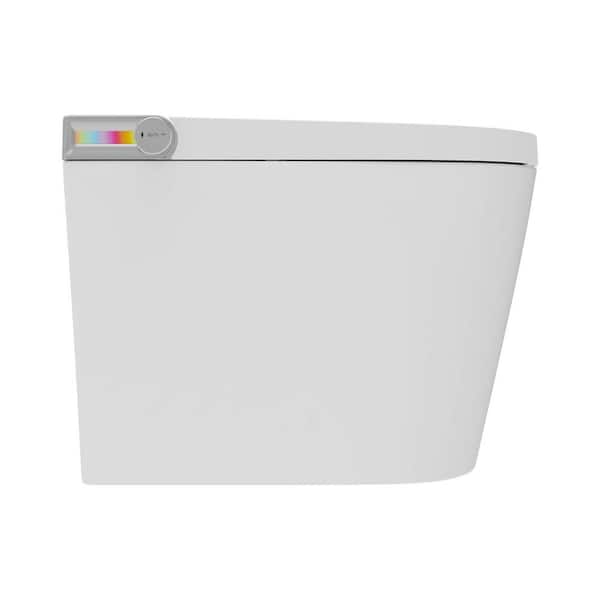 MEDUNJESS Elongated Smart Bidet Toilet with Heated Seat & Remote Control