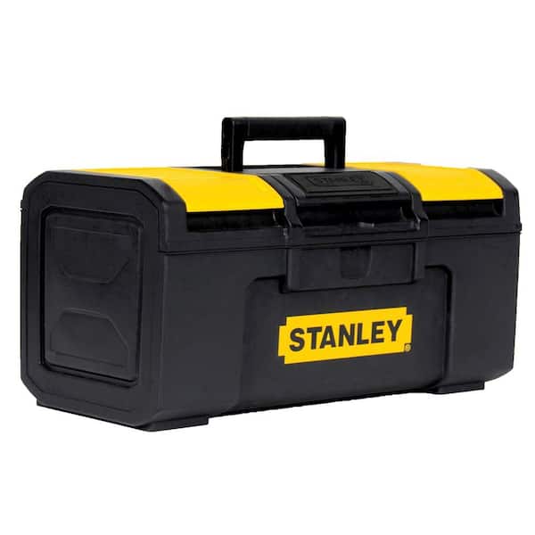 Stanley 16 in. - The 1-Touch Latch Organizers Home Tool Box STST16410 with Lid Depot