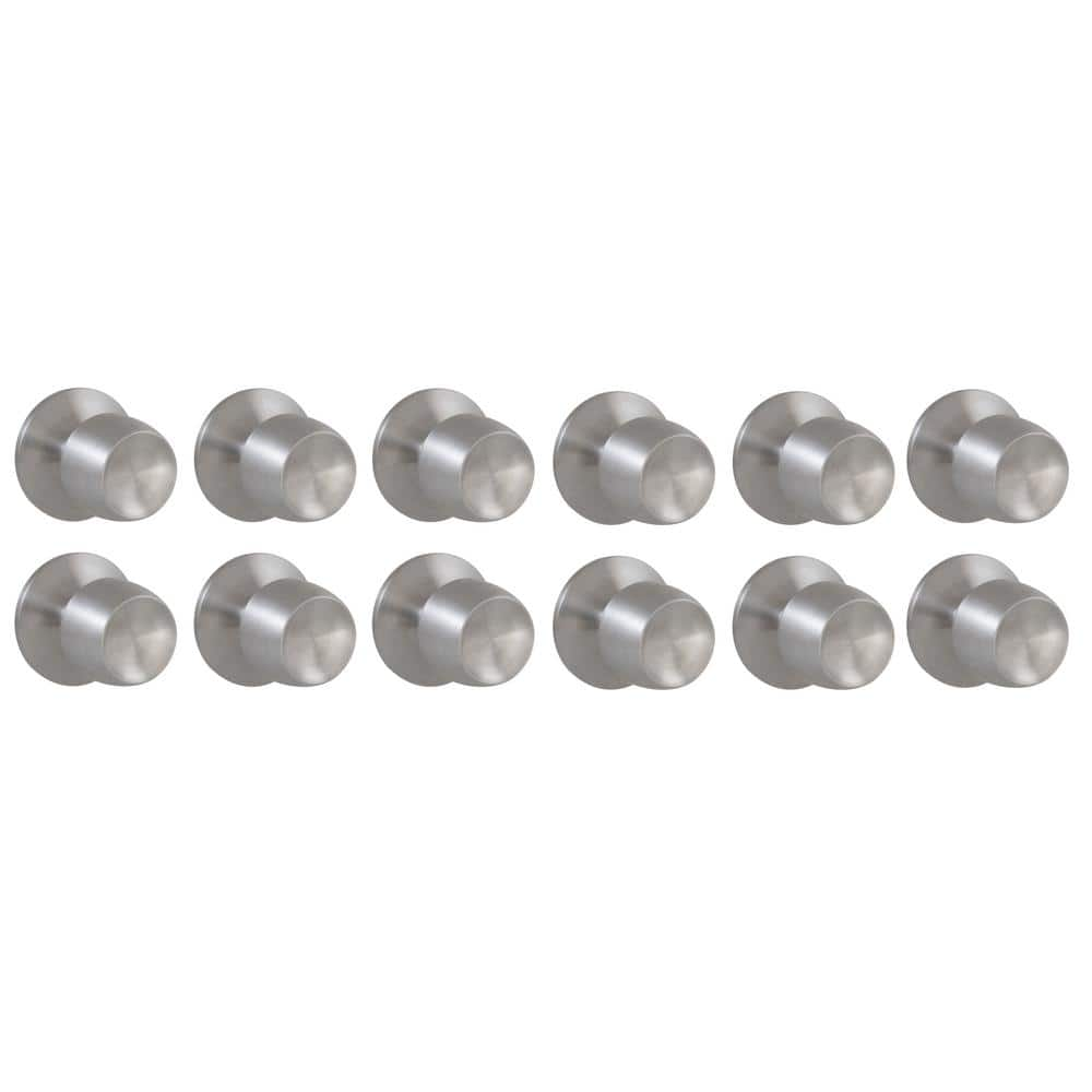 Defiant Brandywine Stainless Steel Hall/Closet Door Knob (12-Pack)