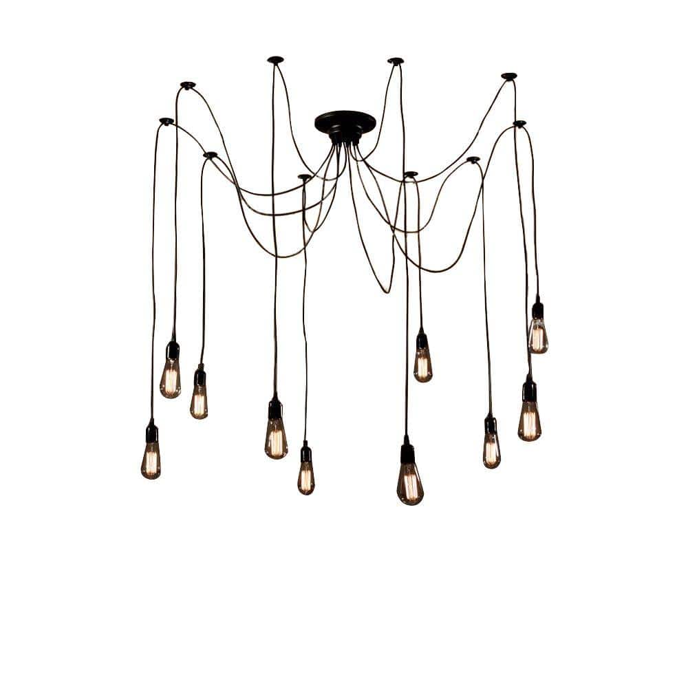 Edison Zendaya Collection 10-Light Black Indoor Chandelier price history on PriceWatchPro
