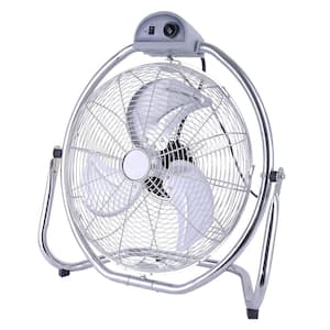 20 in. Oscillating High Velocity Fan with Chrome Grill