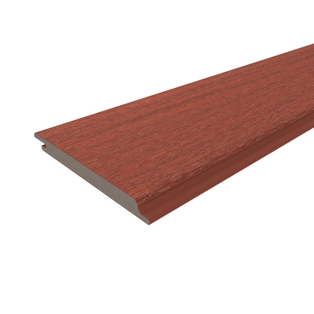 All Weather Siding Pro 5.59 in. x 96 in. Straight Grain Swedish Red Composite Lap Siding price history on PriceWatchPro