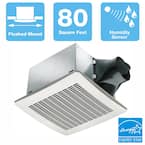 Signature Series 80 CFM Humidity Sensing Ceiling Bathroom Exhaust Fan, Energy Star