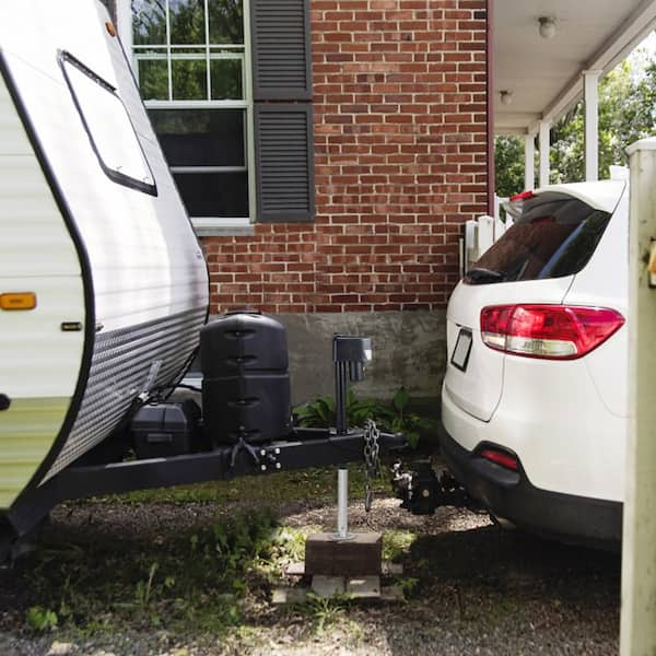 Electric Trailer Jack, Power Tongue Jack Weight Capacity 3500 lbs., 9.84 in. 33.85 in. Electric Tongue Jack