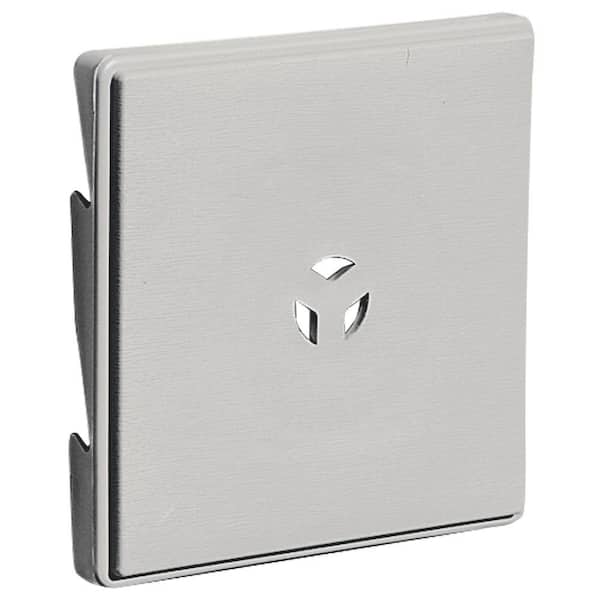 Builders Edge 6.625 in. x 6.625 in. #030 Paintable Triple 3 Surface Mounting Block