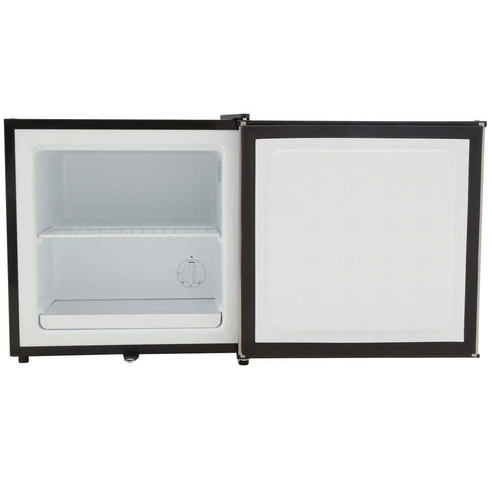 Compact Stainless Steel 1.1 Cu. Ft. Undercounter Upright Freezer