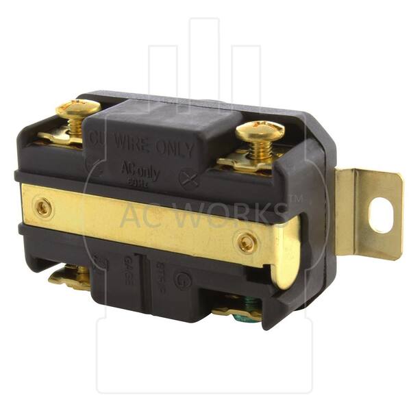 10-pk NEMA L15-30R Female Twist Lock 30A 250V 4 Wire Locking Receptacle L15-30 