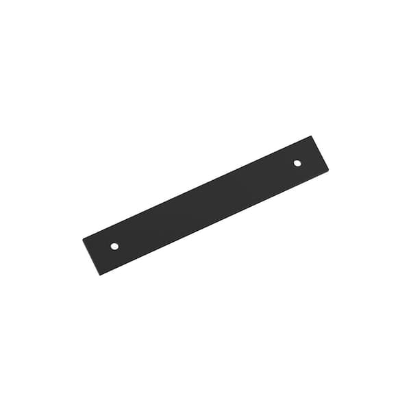 Ladera 5-1/16 in. Center-to-Center Rectangle Matte Black Pull Cabinet Backplate