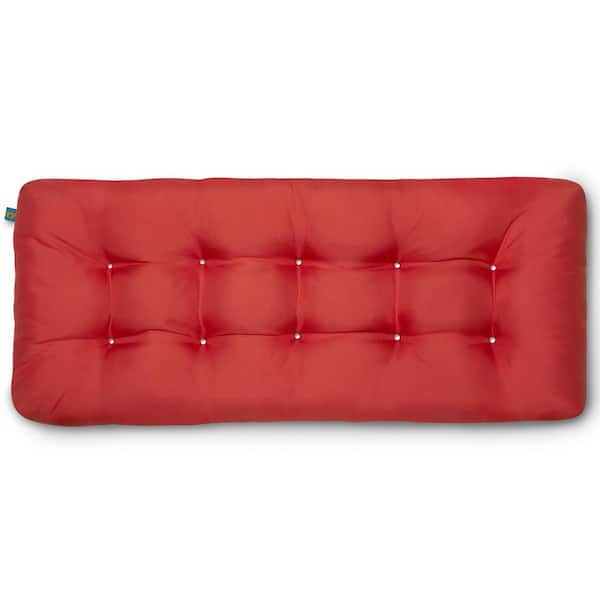 Classic Accessories Duck Covers 48 in. W x 18 in. D x 5 in. Thick Rectangular Indoor/Outdoor Bench Cushion in Tang Thang