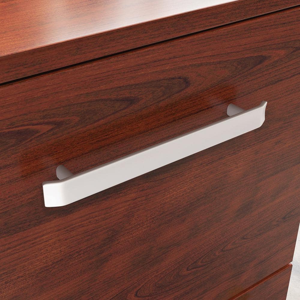 Classic Cherry 2-Drawer Mobile Lockable Pedestal File Cabinet
