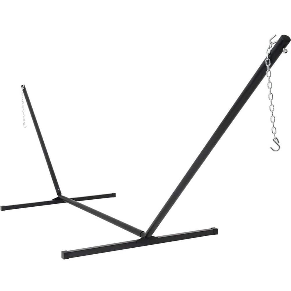 Portable 2 Person Heavy Duty Steel 12 FT Hammock Stand with Hooks and Chains in Black price history on PriceWatchPro