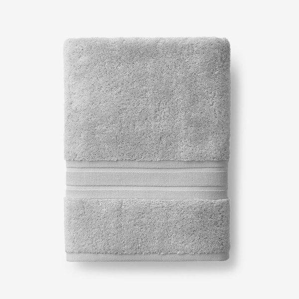 The Company Store Company Cotton Silver Solid Turkish Cotton Bath Towel