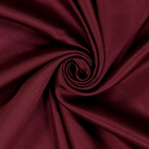 Eclipse Thermapanel Merlot Solid Polyester 54 in. W x 84 in. L