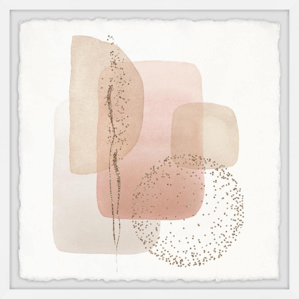 Transparent Concept by Marmont Hill Framed Abstract Art Print 12 in. x 12 i