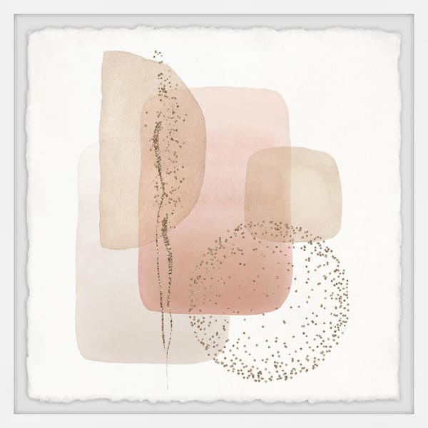 Unbranded "Transparent Concept" by Marmont Hill Framed Abstract Art Print 24 in. x 24 in. .
