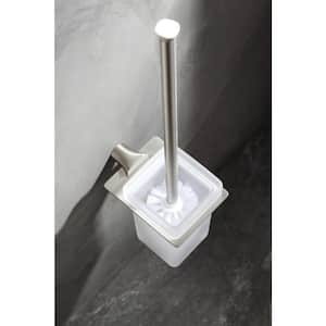 Essence Series Stainless Steel Toilet Brush Holder in Brushed Nickel