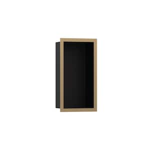 XtraStoris Individual 9 in. W x 15 in. H x 4 in. D Stainless Steel Shower Niche in Brushed Bronze