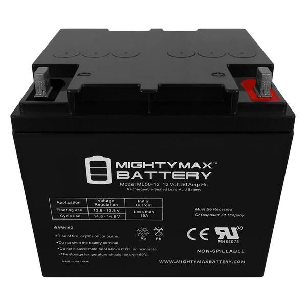 12V 50Ah AGM battery 162-0114