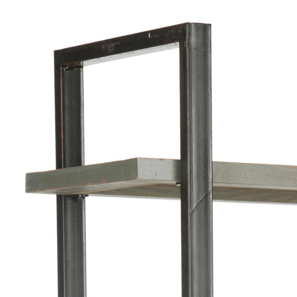 Chantel Ash Grey 5-Tier Industrial Etagere