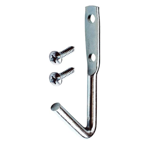 Everbilt 1/8 in. x 2-1/16 in. Black Screw Hook (2-Piece) 823871 - The Home  Depot