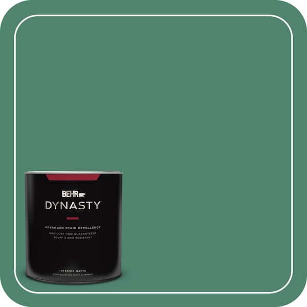 BEHR DYNASTY 1 qt. #480D-6 Billiard Room Matte Interior Stain-Blocking Paint and Primer