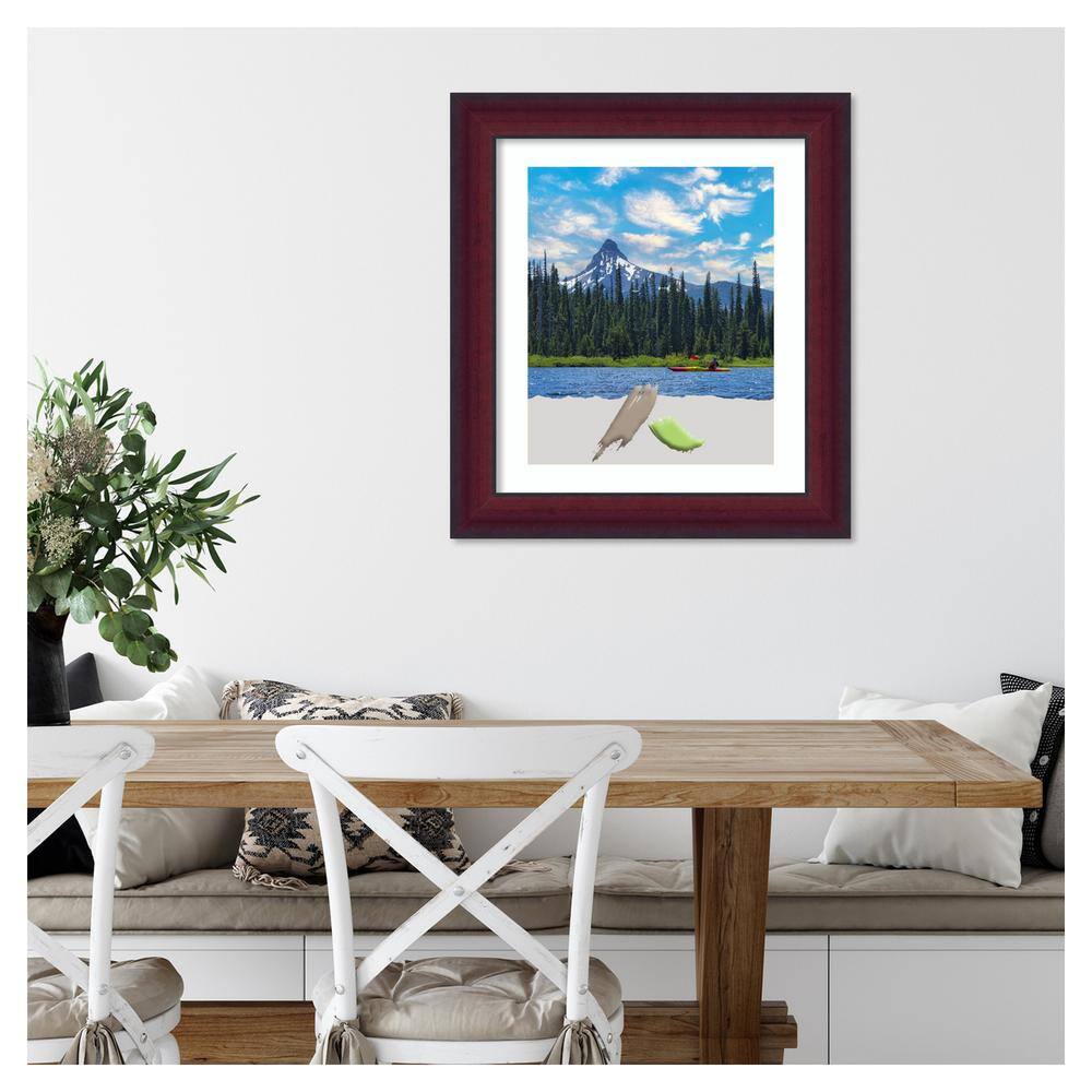 Canterbury Cherry Wood Satin Finish Rectangular Picture Frame