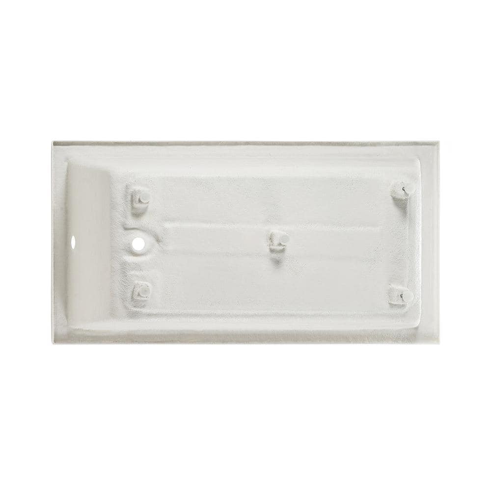Voltaire 66" White Acrylic Alcove Bathtub with Jets