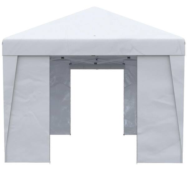 MY CAMP パップテント ToolCat 10 ft. x 19.5 ft. Pop Up Canopy Tent with Sidewalls