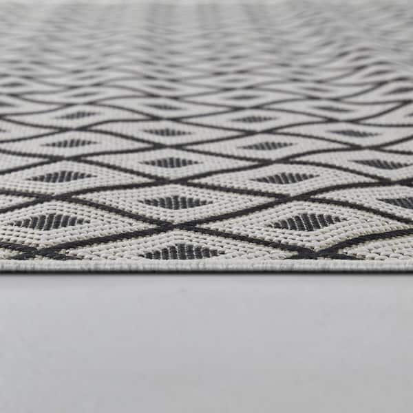 Abeyta Charcoal 5 ft. x 7 ft. Area Rug