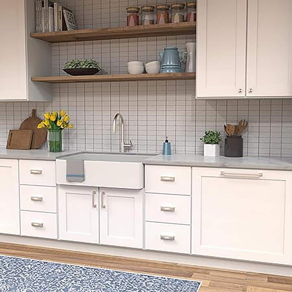 Stainless Steel Modern Cabinet Pulls 10-Pack