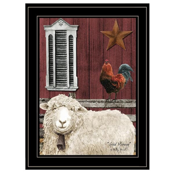 Charlie Good Morning 1-Piece Framed Wall Art 19 in. x 15 in.