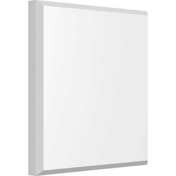 Ekena Millwork 8-in W x 8-in H x-3/4-in P Standard Sedgwick Rosette with Beveled Edge (4-Pack)
