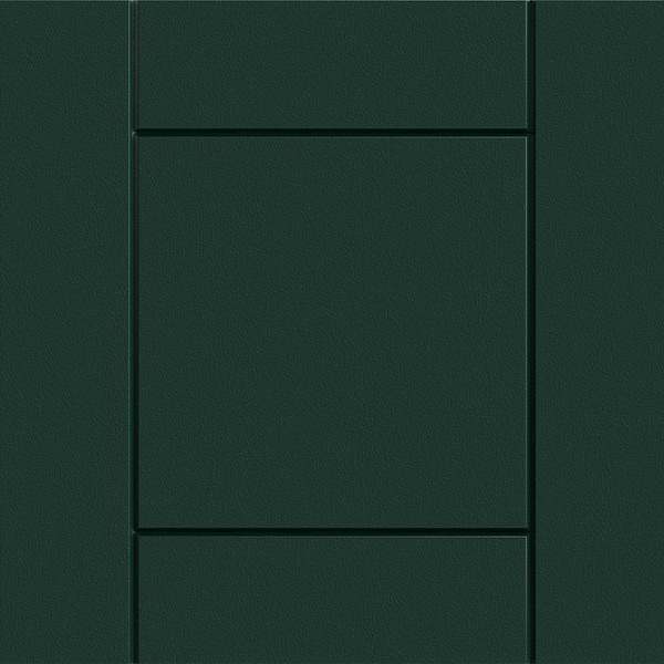 Sanibel 13 in. W x 0.75 in. D x 13 in. H Green Cabinet Door Sample Emerald Green Matte