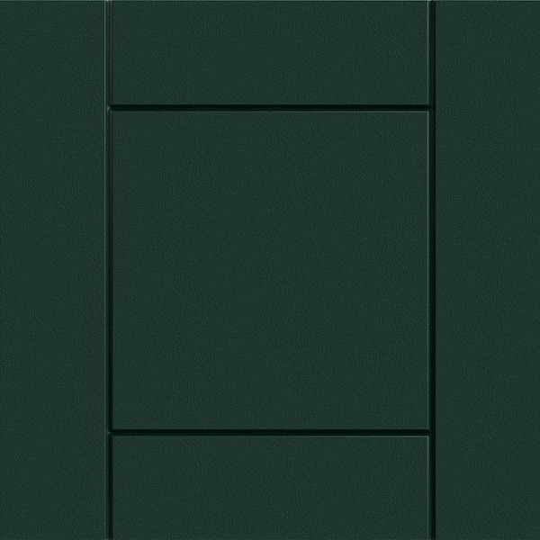 WeatherStrong Sanibel 13 in. W x 0.75 in. D x 13 in. H Green Cabinet Door Sample Emerald Green Matte